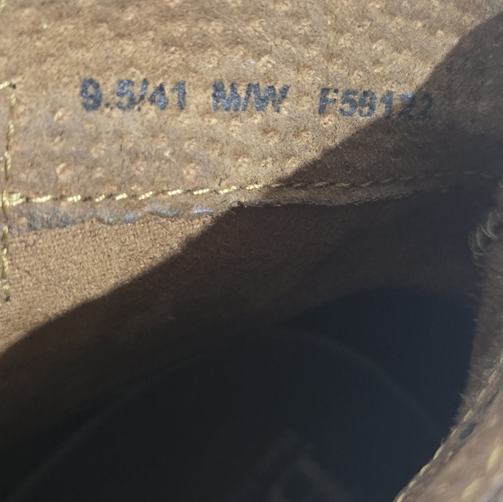 Born Tarkiln Brown Oiled Leather Chukka Ankle Boots 9.5 - Picture 6 of 7